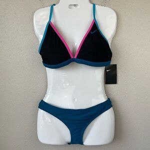 NWT Nike Swim Bikini Top and Bottoms Size L